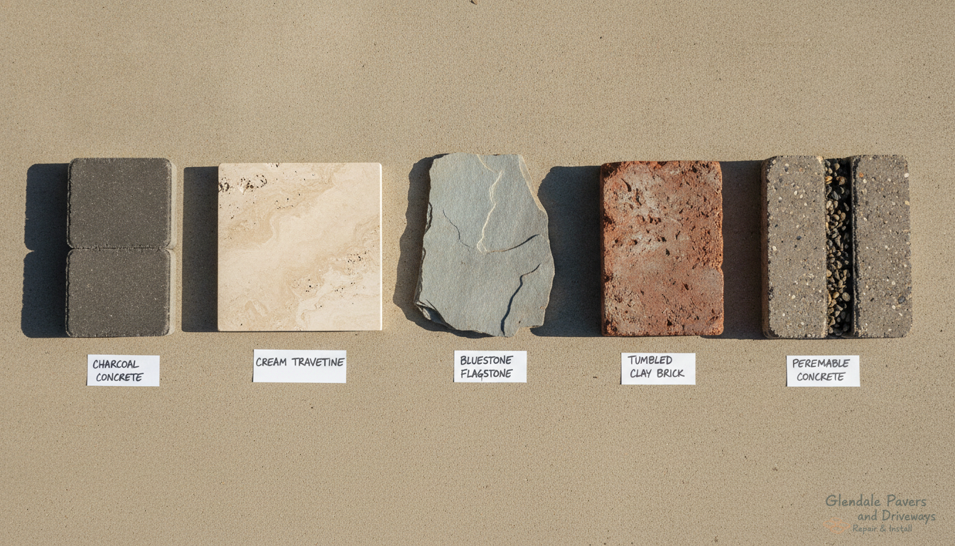 How to Choose the Right Paver Material for Your Glendale Driveway or Patio