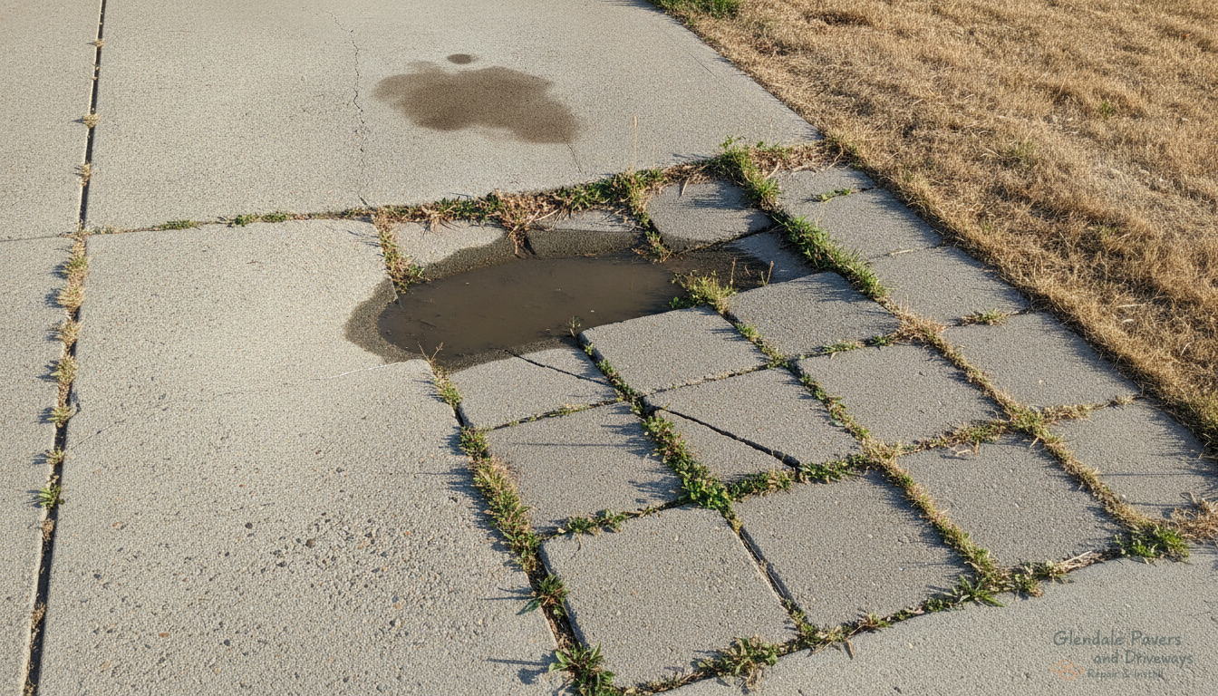 5 Warning Signs Your Glendale Driveway Pavers Need Repair — and What Happens If You Wait